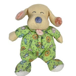 CARTER'S Puppy Dog Rattle Plush 2000 Emu Namae RARE Terrycloth Lovey Infant Toy